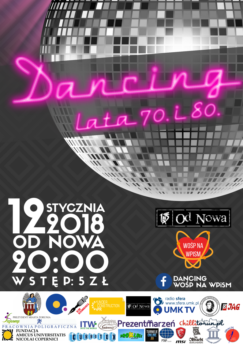 DANCING WOSP NA WPISM plakat